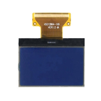 Module bleu d'affichage d'affichage à cristaux liquides de Dot Matrix de DENT du contre-jour LED 28x64 avec l'interface de FPC