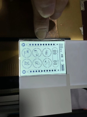 Affichage du panneau LCD HTN à 18 broches avec rétroéclairage orange