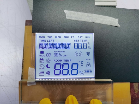 L'écran LCD FSTN à chiffres positifs de l'usine chinoise