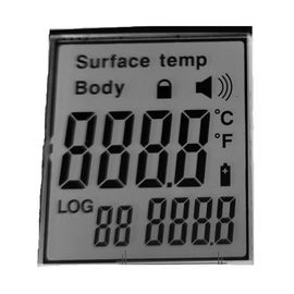 L'affichage à cristaux liquides d'interface de zèbre segmentent l'affichage pour le thermomètre infrarouge