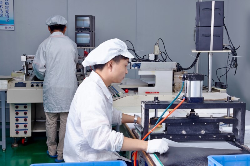 HongKong Guanke Industrial Limited ligne de production en usine