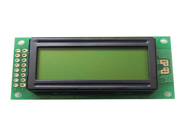 Type vert jaunâtre lignes d'ÉPI de module d'affichage d'affichage à cristaux liquides de matrice de points 0802 du caractère 2