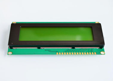 20 x 4 écran vert jaunâtre d'affichage d'affichage à cristaux liquides de 2004A LCM taille d'ensemble de 98 x de 60 x de 13.5mm 