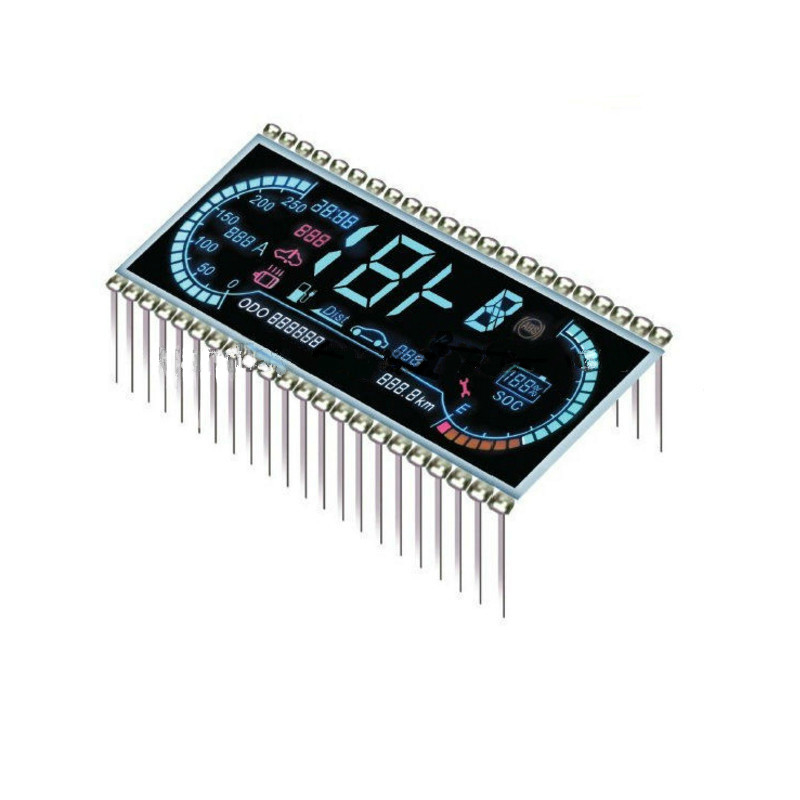 écran de visualisation de l'affichage à cristaux liquides 4.5V, Pin ou affichage de caractère d'affichage à cristaux liquides de connecteur de zèbre