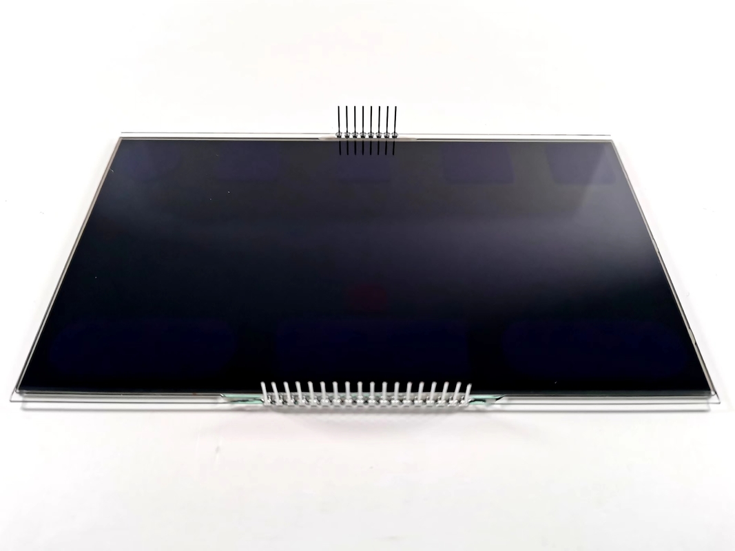 12 O Clock négatif VA Affichage LCD Noir Segment Numérique Graphique LCD Panneau en verre Va Pour Thermostat