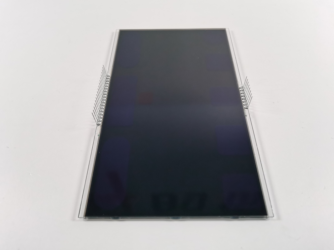 12 O Clock négatif VA Affichage LCD Noir Segment Numérique Graphique LCD Panneau en verre Va Pour Thermostat