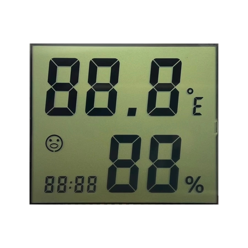 3.0 V Écran LCD à écran TN à transmission pour hygrothermographe