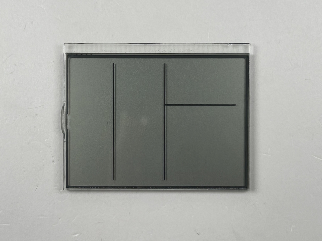 3.0 V Réflecteur positif TN Segment LCD Conditionneur à distance Contrôle de température