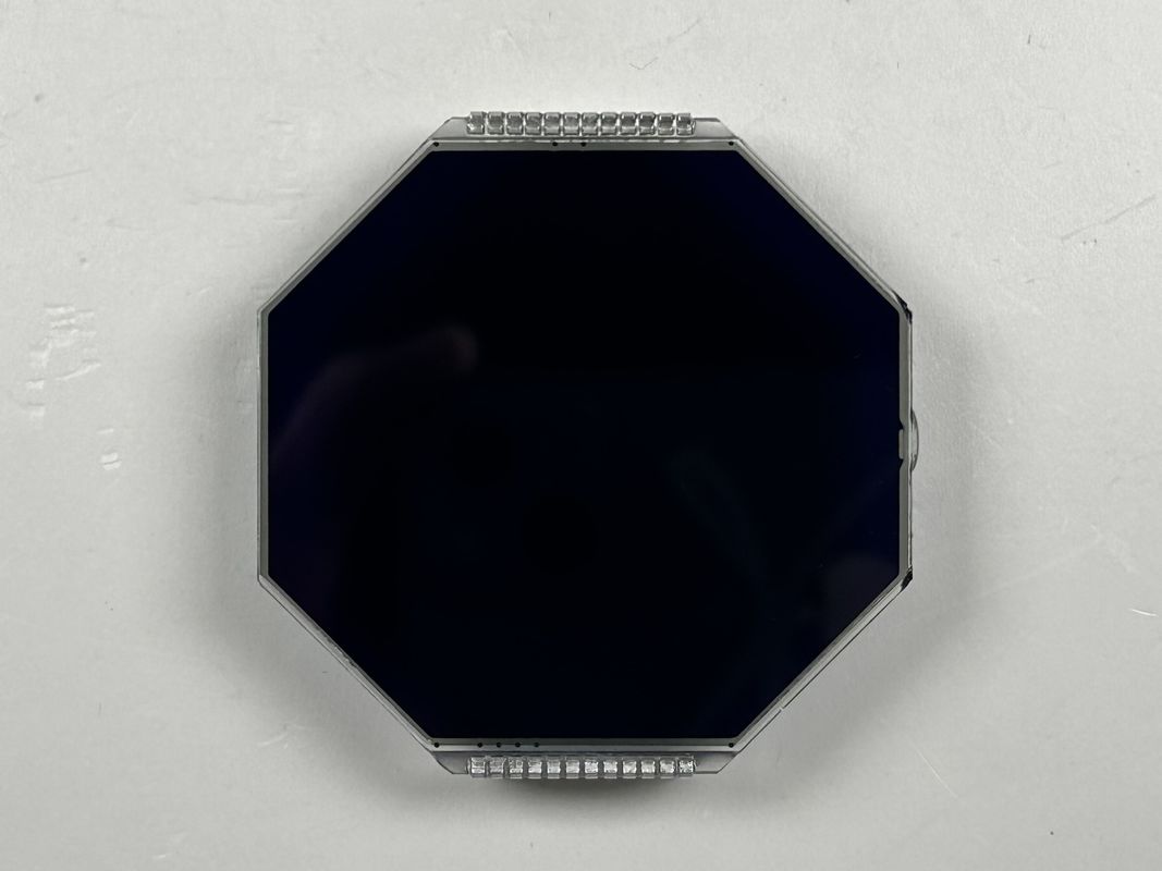 Affichage LCD HTN matrice personnalisée 8 formes monochrome 7 segments Graphique écran LCD pour les instruments de moto