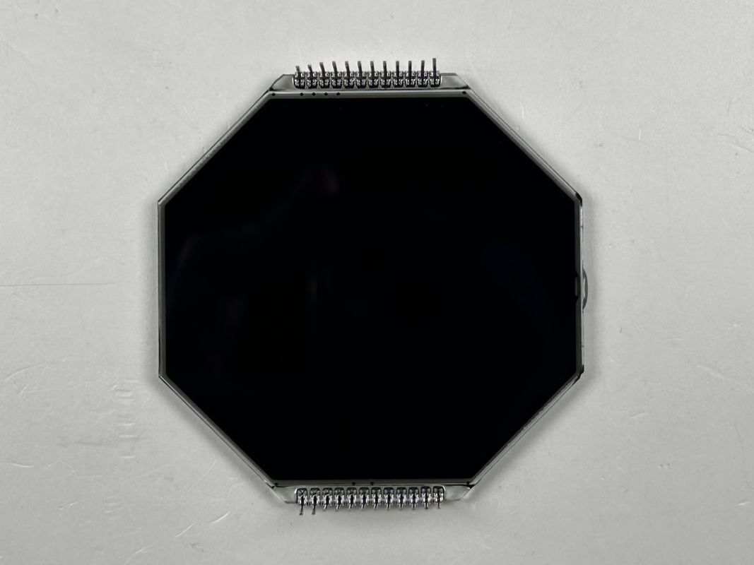 Affichage LCD HTN matrice personnalisée 8 formes monochrome 7 segments Graphique écran LCD pour les instruments de moto