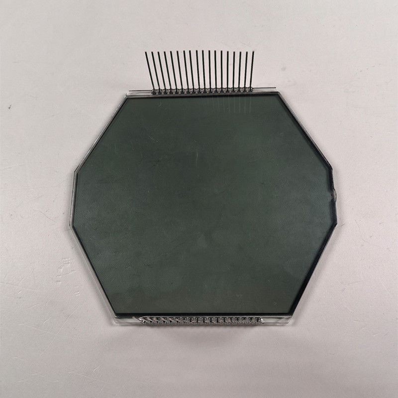 Vente à chaud en usine HTN affichage LCD de huit formes monochrome 7 segments graphique écran LCD pour les instruments de moto