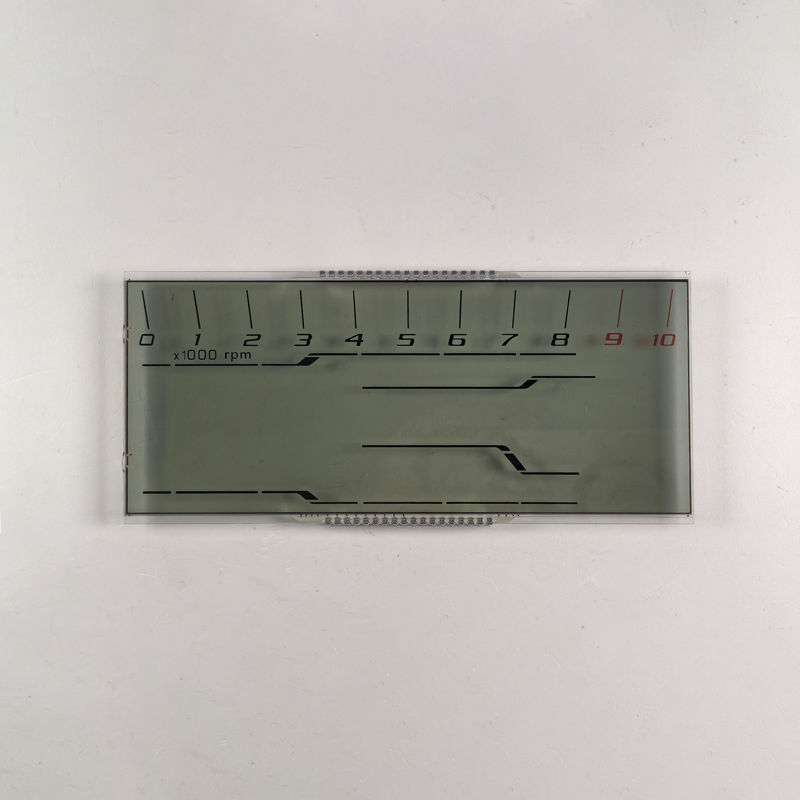 Fabricant Display LCD HTN personnalisé bon marché Display LCD graphique monochrome 7 segments pour les instruments de moto