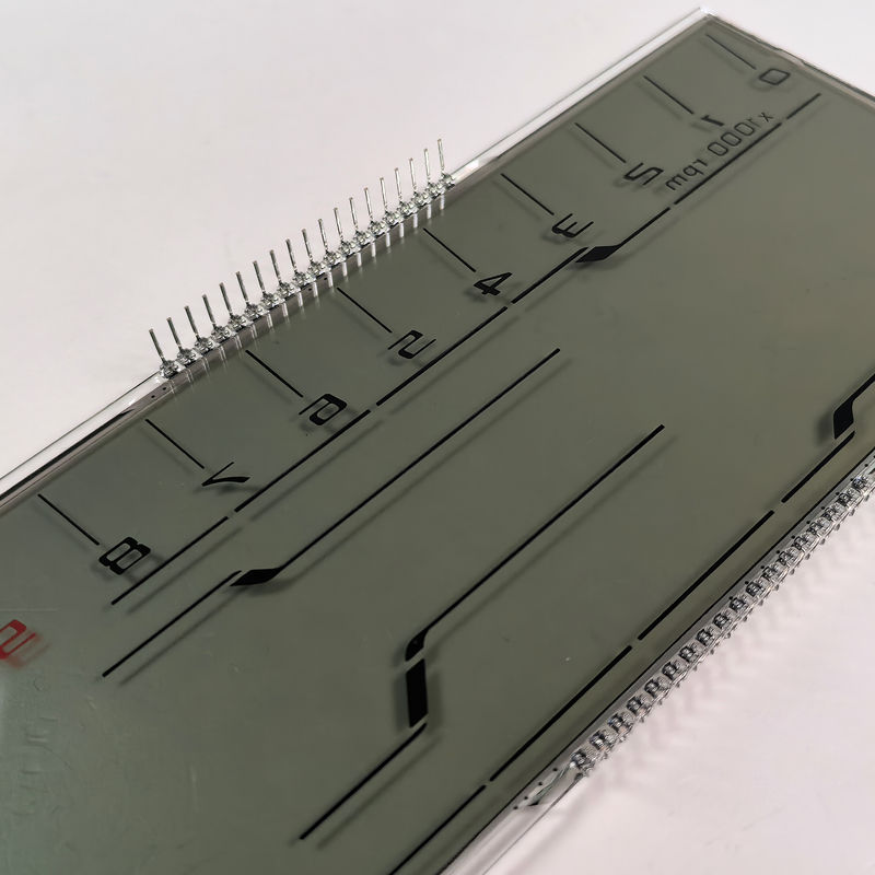 Fabricant Display LCD HTN personnalisé bon marché Display LCD graphique monochrome 7 segments pour les instruments de moto