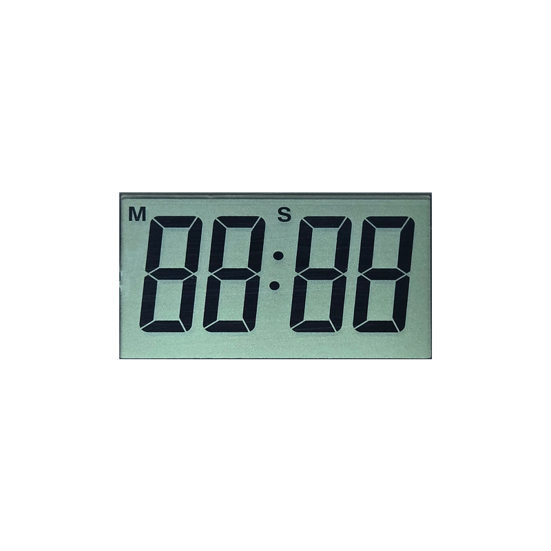 Affichage LCD à 4 segments personnalisé et écran LCD à 7 segments pour les écrans en noir et blanc, solutions sur mesure