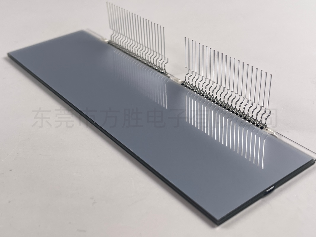 Custom Segment Type HTN LCD Display Screen | High Contrast Monochrome LCD Panel Manufacturer for Industrial Instruments