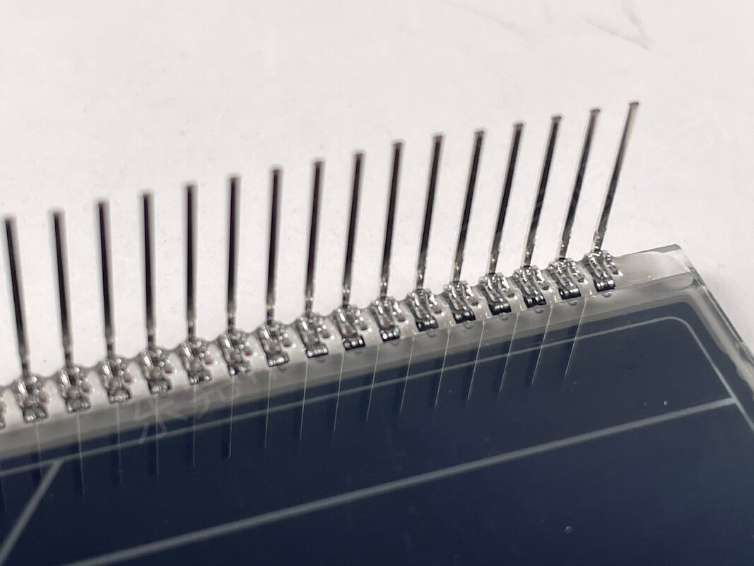 Écran LCD de moto à film bleu personnalisé Écrans LCD monochromes Compteur de vitesse LCD semi-circulaire