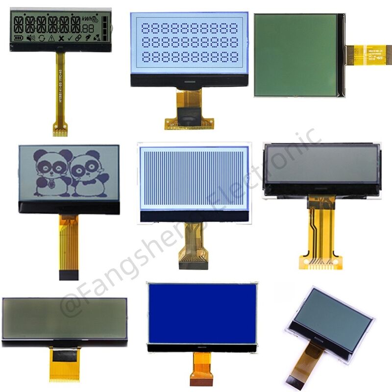 OEM COG LCD 128x64 192x64 240x128 COG LCD usine ST7567 COG affichage pour le contrôle industriel