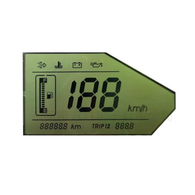 Compteur de vitesse LCD personnalisé à 12 chiffres HTN bleu, écran d'affichage LCD pour moto Honda Yamaha