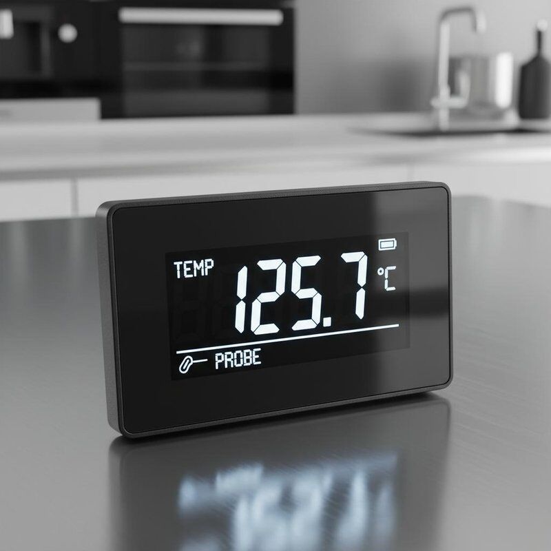 Module d'affichage LCD DFSTN noir pour le thermomètre alimentaire