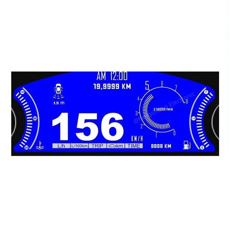 Écran LCD HTN personnalisé/STN LCD/affichage LCD/LCD VA/écran d'affichage LCD/LCD personnalisé pour moto électrique/automobile/groupe d'instruments