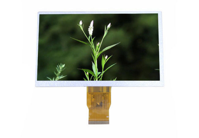 7 affichage résistif d'écran tactile d'affichage à cristaux liquides Moduler de Tft IPS de pouce 1024 * 600 avec le panneau d'affichage à cristaux liquides d'interface de LVDS pour le PC de voiture