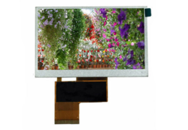 Affichage transparent fait sur commande de 4,3 TFT LCD, écran de couleur de TFT de 480 * 272 points avec 24 bits