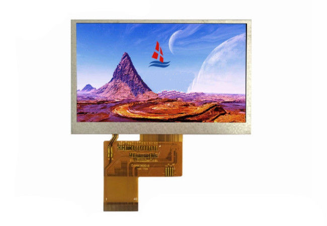Affichage transparent fait sur commande de 4,3 TFT LCD, écran de couleur de TFT de 480 * 272 points avec 24 bits
