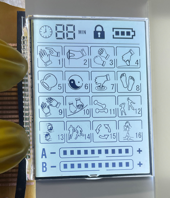 3Écran LCD HTN à matrice positive à transmission graphique à écran LCD pour masseur
