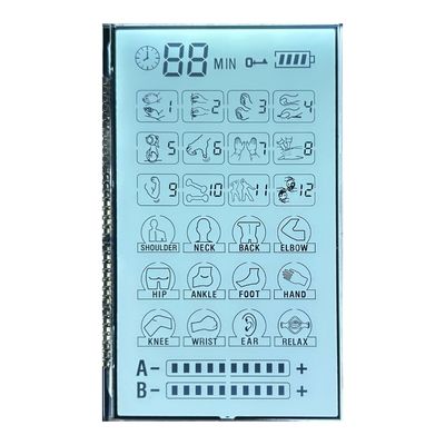 3.6V positif 6 O' CLOCK Transmissive Monochrome Tn écran LCD pour masseur