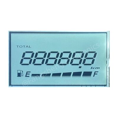 Conception monochrome faite sur commande d'affichage à cristaux liquides Écrans d'affichage à cristaux liquides de HTN Affichage segmenté d'affichage à cristaux liquides de fournisseur d'affichage à cristaux liquides de HTN