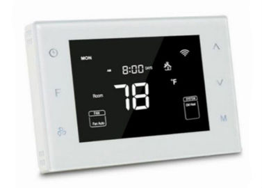 Affichage élevé d'affichage à cristaux liquides de Constrast VA de couleur noire pour le CE futé ROHS de thermostat
