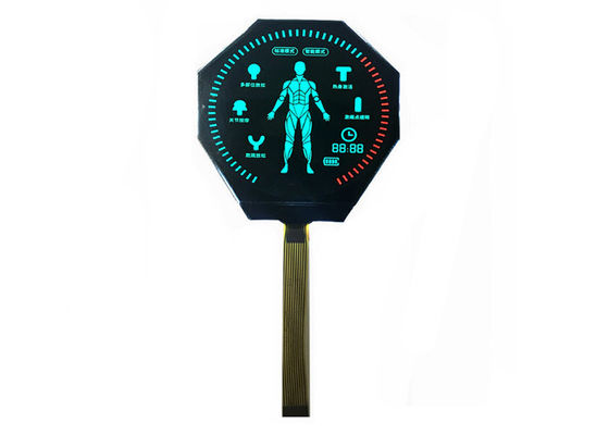 Affichage d'affichage à cristaux liquides de segment adapté aux besoins du client par module d'affichage d'affichage à cristaux liquides de VA, écran de visualisation négatif rond d'affichage à cristaux liquides, module d'affichage à cristaux liquides de segment du chiffre 14