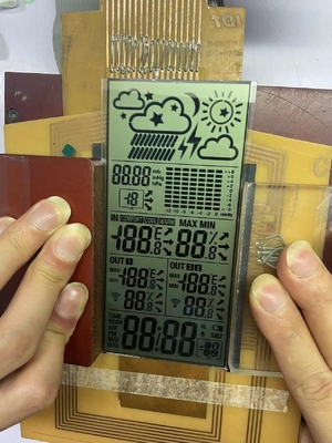 L'affichage à cristaux liquides de TN de consommation de puissance faible montrent le grand module de segment de taille pour le thermostat intelligent