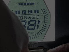 Écran LCD HTN monochrome à 7 segments, écran LCD graphique pour instrument