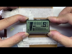 Affichage LCD HTN personnalisé de haute qualité 8 formes monochrome 7 segments écran LCD graphique pour moto